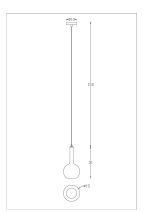 Подвесной светильник Arte Lamp Gala A2715SP-1SG — изображение 5