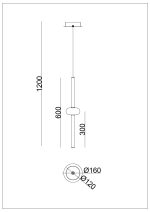 Подвесной светильник Arte lamp RIGLA A6838SP-12CL — изображение 2