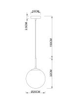 Подвесной светильник Arte Lamp VOLARE A1563SP-1BK — изображение 2