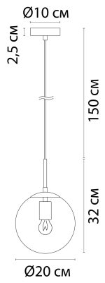 Подвесной светильник Arte Lamp VOLARE A1920SP-1GO — изображение 4