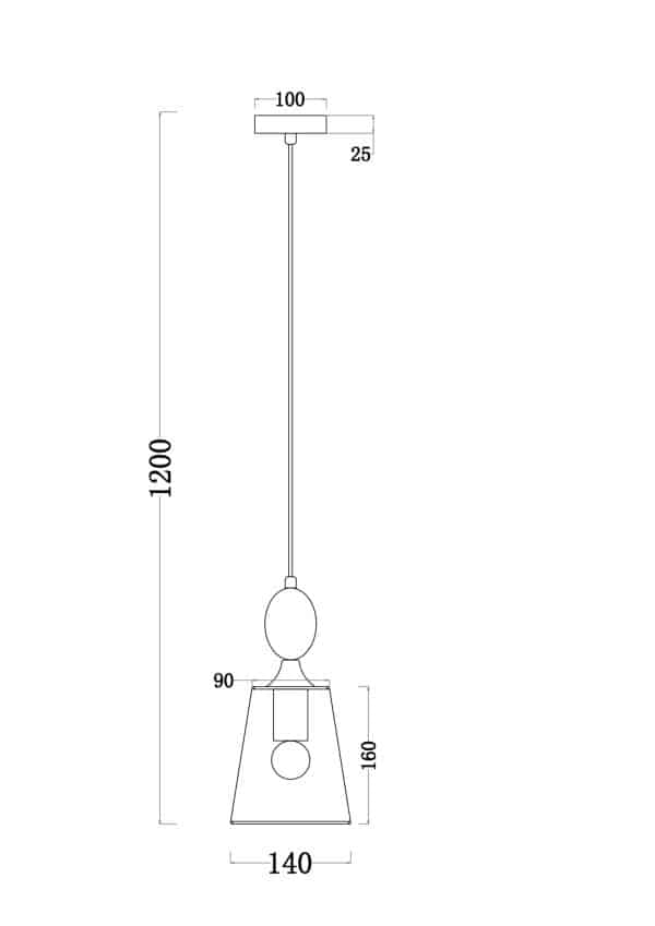 Подвесной светильник Freya FR2022PL-01CH — изображение 2