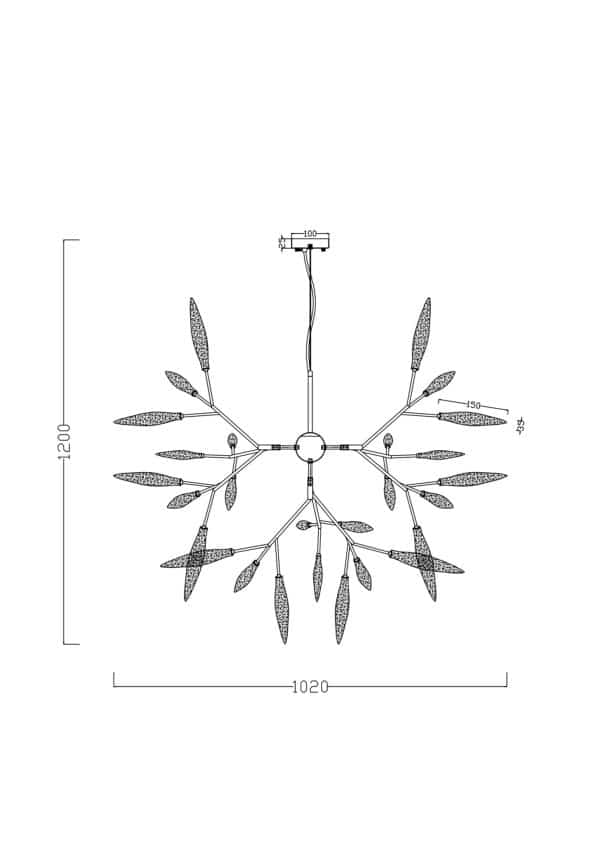 Подвесной светильник Freya FR5067PL-36B — изображение 2
