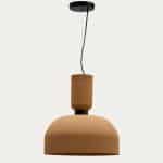 Подвесной светильник Nibla из металла с терракотовым эффектом Ø40см