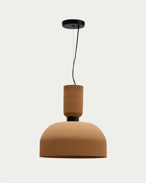 Подвесной светильник Nibla из металла с терракотовым эффектом Ø40см