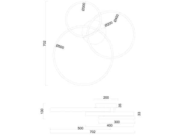 Потолочная люстра ARTE LAMP SIERRA A2426PL-3BK — изображение 2