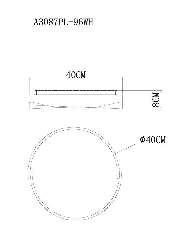 Потолочный светильник Arte Lamp ZIBAL A3087PL-96WH — изображение 2
