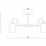 Потолочный светильник Freya FR5321CL-05BZ