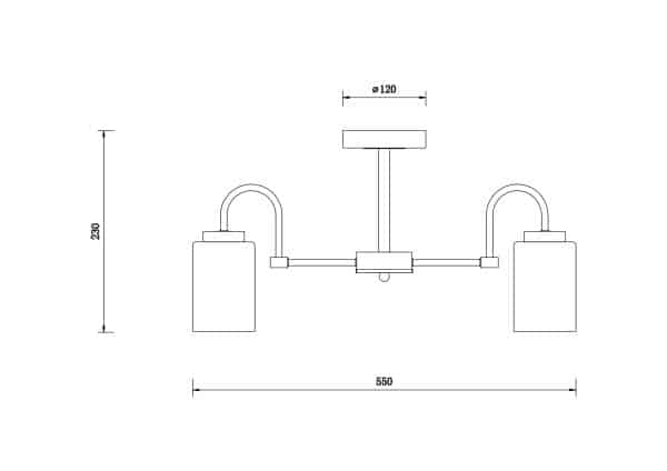 Потолочный светильник Freya FR5321CL-05BZ