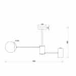 Потолочный светильник Freya FR5325CL-03BS