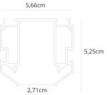 Профиль для накладного магнитного шинопровода Arte Lamp LINEA-ACCESSORIES A620205 — изображение 2