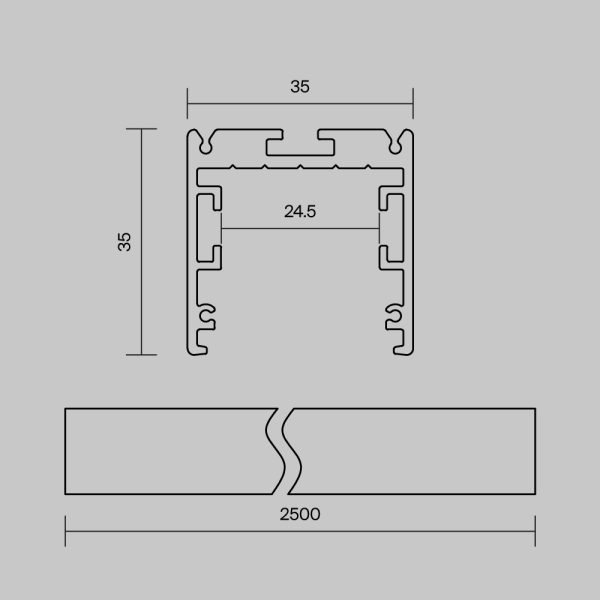 Профиль Led Strip ALM-3535R-B-D-2.5M — изображение 2