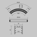 Профиль Led Strip ALM-3535R-B-D-90°-0.8M — изображение 2