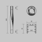 Профиль Led Strip ALM-3535R-B-TL-90°-0.4M — изображение 2