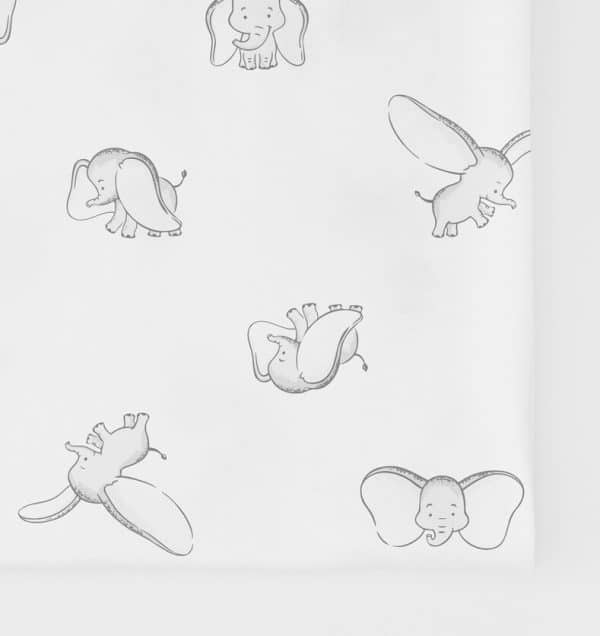 Простынь для люльки Elegance (ушастые слоники, трикотаж) — изображение 3