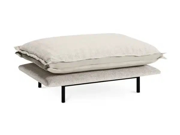 Пуф Barcelona белый, бежевый — изображение 2