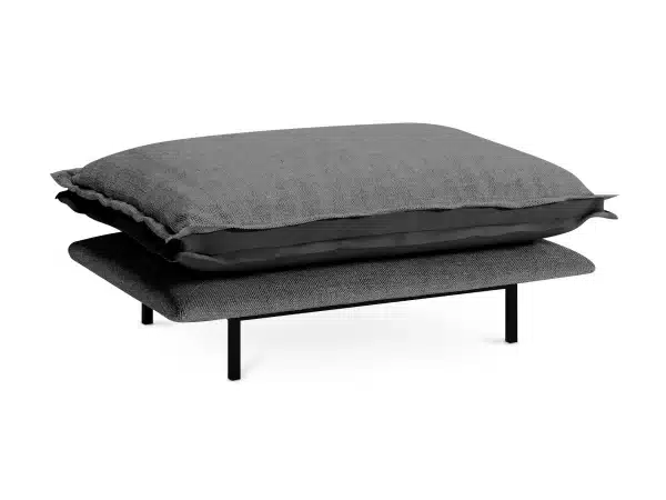 Пуф Barcelona темно-серый, черный — изображение 2