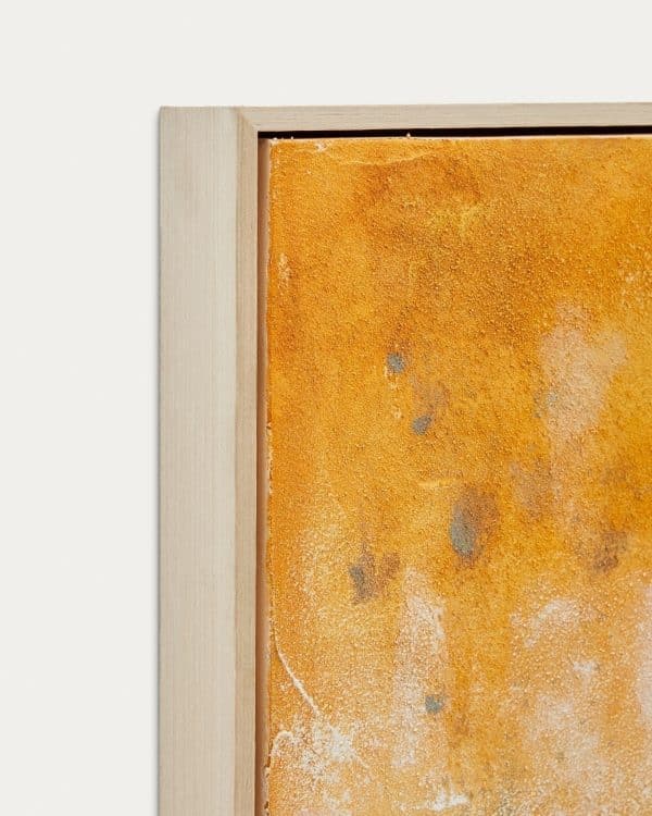 Selnar Абстрактная желтая картина 200 х 120 см — изображение 4