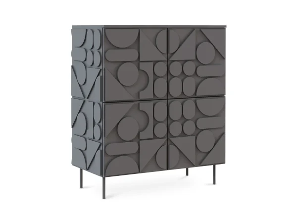 Сервант Milton серый — изображение 2