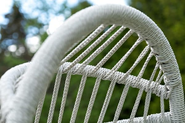 "Севилья" кресло-кокон из искусственного ротанга, цвет светло-серый — изображение 3