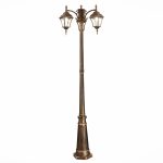 SL082.205.03 Светильник уличный наземный ST-Luce Бронза/Бронза, Прозрачный E27 3*60W DOMENICO — изображение 3