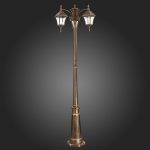 SL082.205.03 Светильник уличный наземный ST-Luce Бронза/Бронза, Прозрачный E27 3*60W DOMENICO — изображение 5