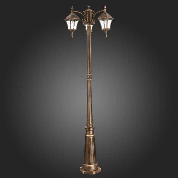 SL082.205.03 Светильник уличный наземный ST-Luce Бронза/Бронза, Прозрачный E27 3*60W DOMENICO — изображение 5