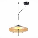 SL6500.413.01 Подвес ST-Luce Черный/Янтарный LED 1*15W 3000K HELIA — изображение 3