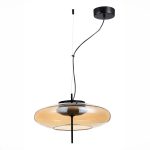 SL6500.413.01 Подвес ST-Luce Черный/Янтарный LED 1*15W 3000K HELIA — изображение 4