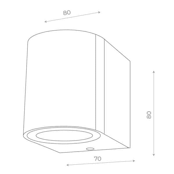 SL9001.401.01 Светильник уличный настенный ST-Luce Черный/ GU10 1*35W BORGO — изображение 4