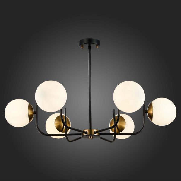 Латунь/Белый E27 6*60W CIANE