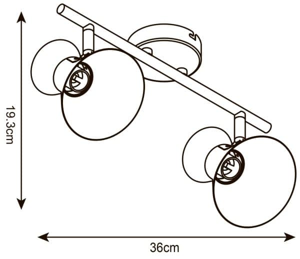 Спот Arte Lamp BALTIMORE A1406AP-2BK — изображение 4