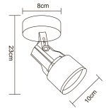 Спот Arte Lamp LYRA A6252AP-1BK — изображение 3