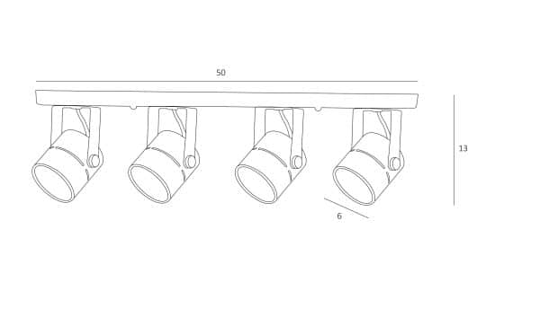 Спот Arte Lamp MIZAR A1311PL-4WH — изображение 4