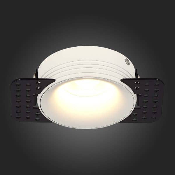 ST218.558.01 Св-к встр. Белый GU10 1*50W  IP20 D78xH30 165-265V Без ламп Встраиваемые светильники — изображение 2