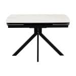 Стол Галац 120*80 см столешница стекло белое