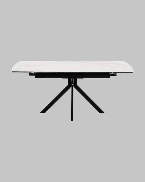 Стол Галац 120*80 см столешница стекло белое — изображение 3