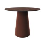 Стол обеденный Lagom D 110 см (орех / кирпичный