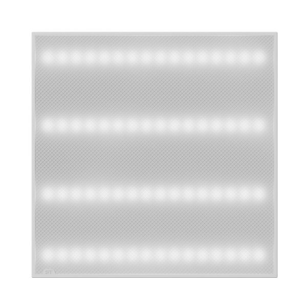 STP-A-1009-P-36-65K-40 Светильник ДВО ST Luce STANDART IP40 595*595*19 мм 36Вт 4200лм 6500К призма ( Коммерческое освещение — изображение 2