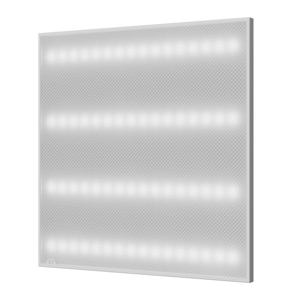 STP-A-1009-P-36-65K-40 Светильник ДВО ST Luce STANDART IP40 595*595*19 мм 36Вт 4200лм 6500К призма ( Коммерческое освещение — изображение 3
