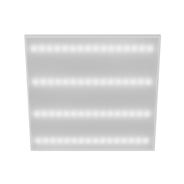 STP-A-1009-P-36-65K-40 Светильник ДВО ST Luce STANDART IP40 595*595*19 мм 36Вт 4200лм 6500К призма ( Коммерческое освещение — изображение 4