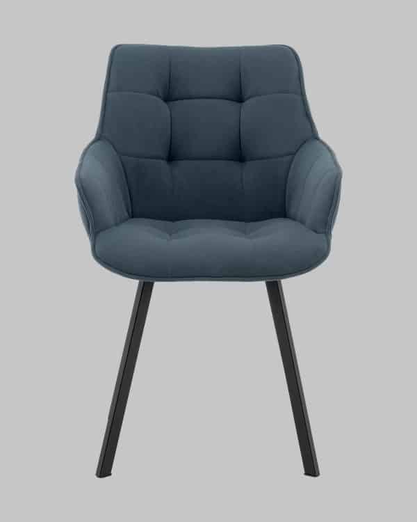 Стул Амальри велюр серо-синий — изображение 3