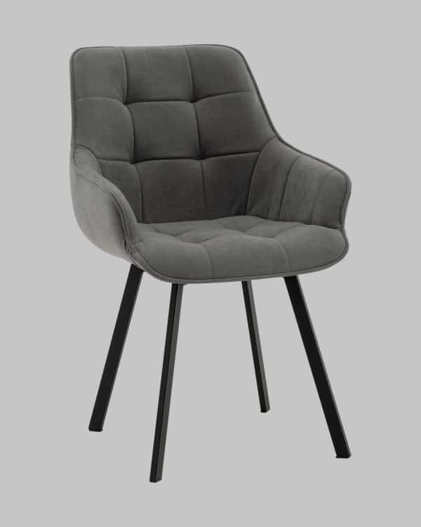 Стул Амальри велюр светло-серый — изображение 2