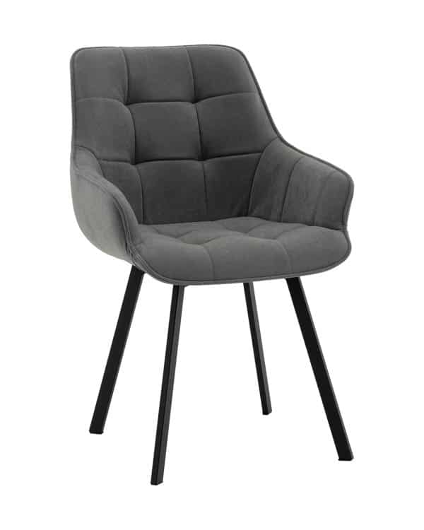 Стул Амальри велюр светло-серый