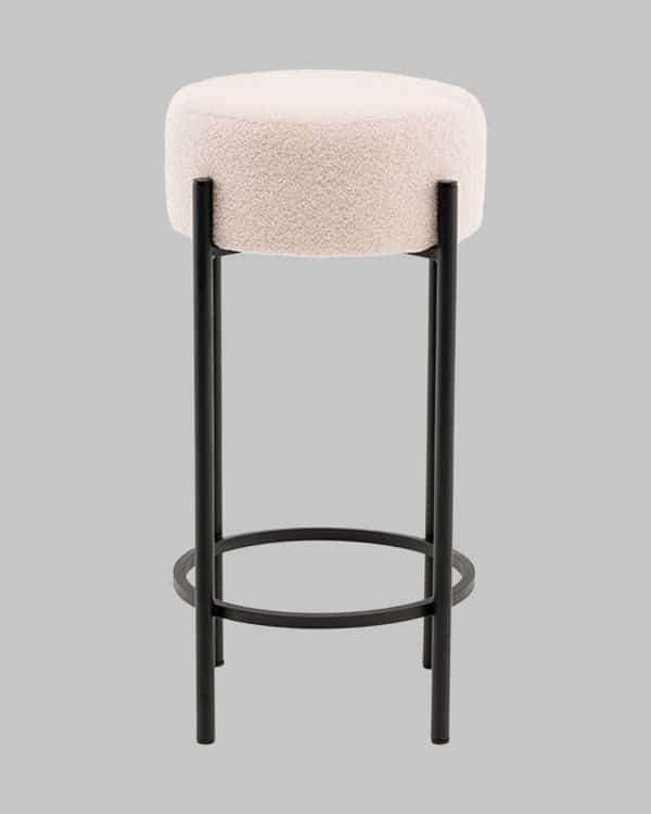 Стул барный Беккет букле бежевый — изображение 2