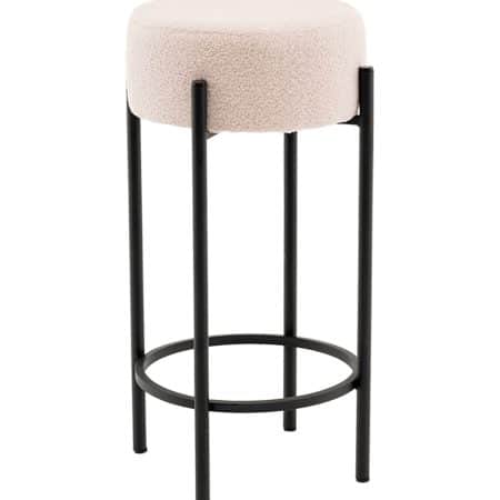 Стул барный Беккет букле бежевый