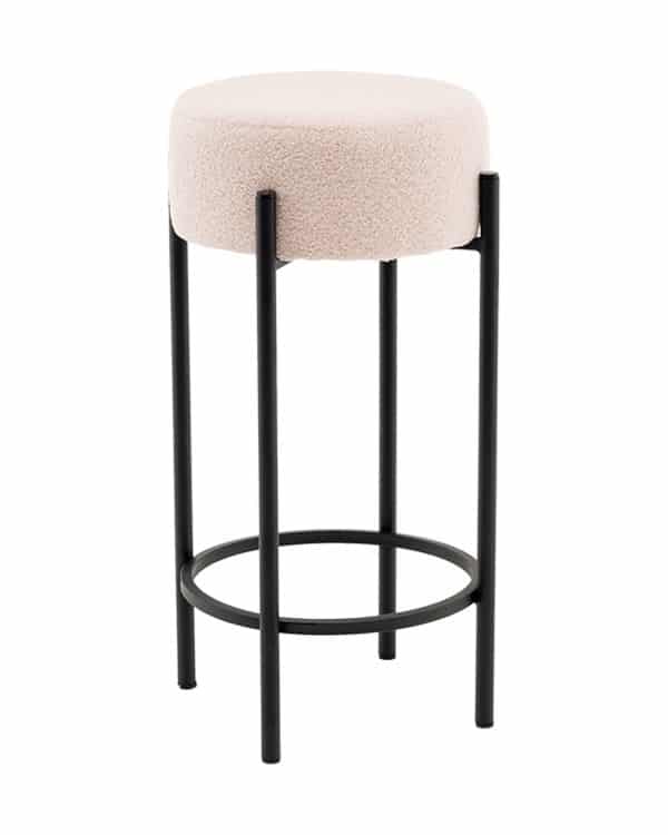 Стул барный Беккет букле бежевый