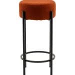 Стул барный Беккет букле терракотовый