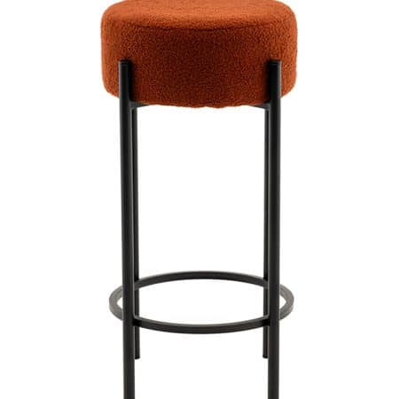 Стул барный Беккет букле терракотовый