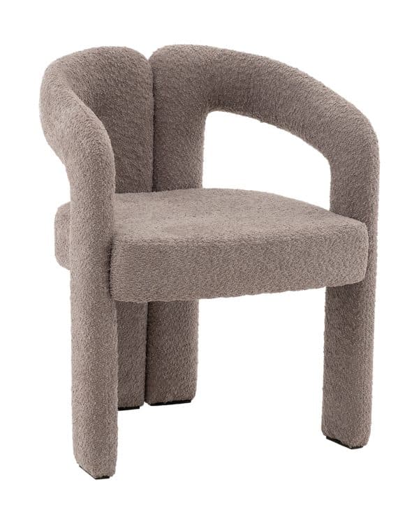Стул Болинджер букле светло-коричневый