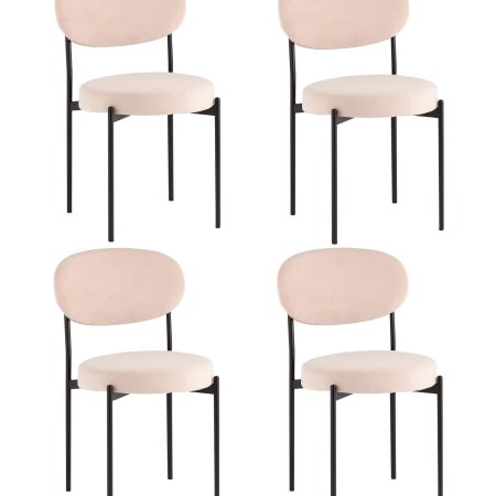 Стул Бриф DD велюр бежевый 4 шт.